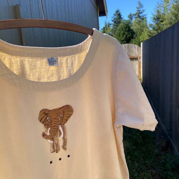 Khaki Boho Cotton Safari Tunic with Fringe - Picture 6 of 6